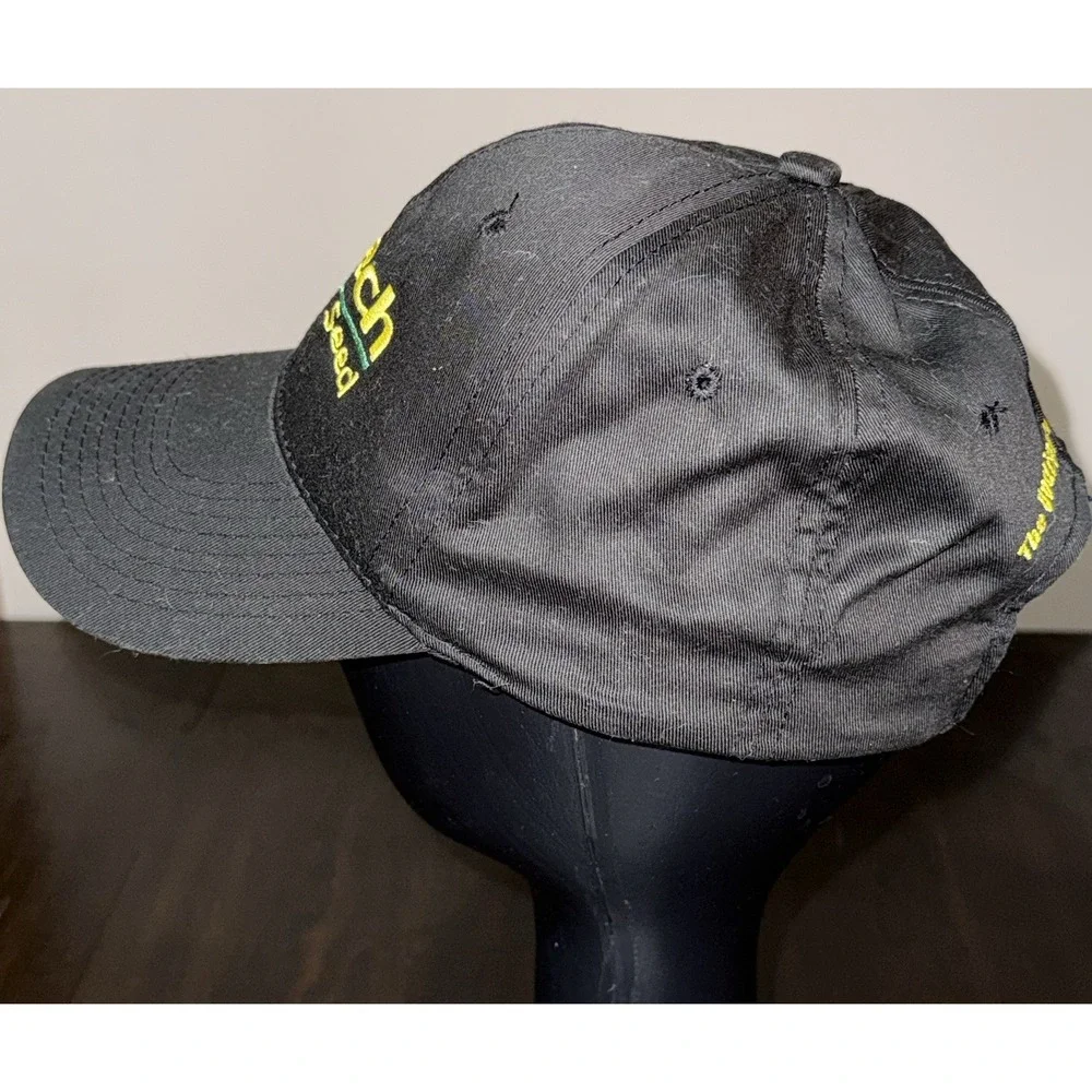 NuTech Seed Black Trucker Hat Baseball Cap Adjustable Raised 3D Logo Headliner V